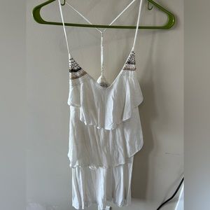 American Eagle white beaded dress